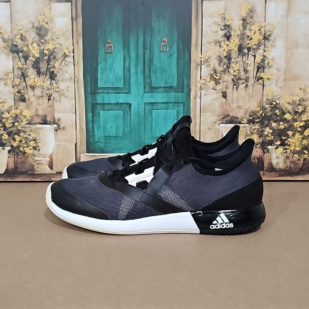 Adidas Men's Adizero Defiant Bounce Black and White US 11